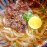 簡単☆肉うどん☆ボリュームたっぷり